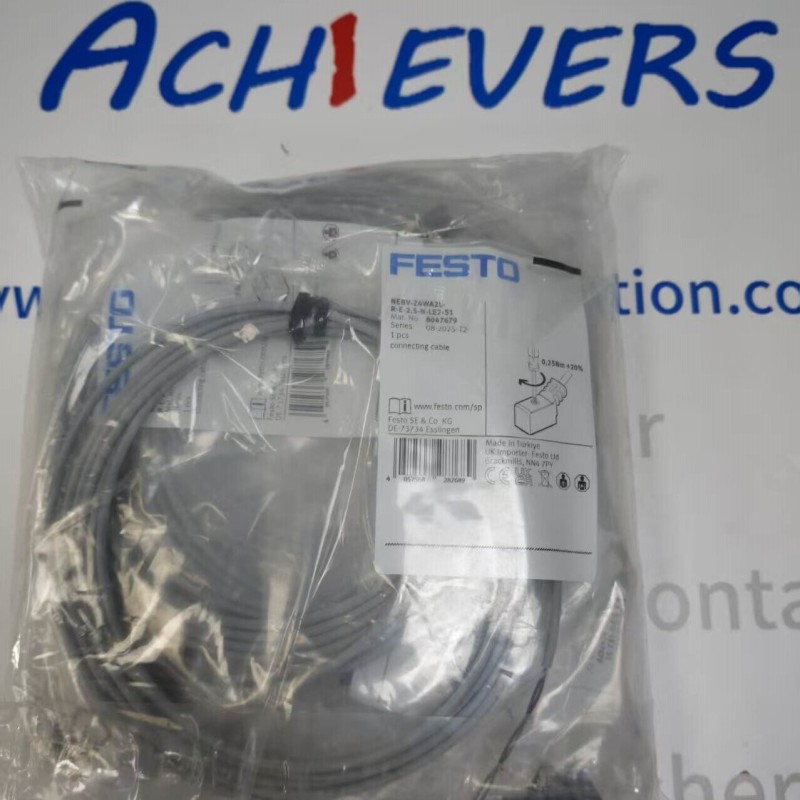 Festo NEBV-Z4WA2L-R-E-2 Solenoid Valve Connecting Cable