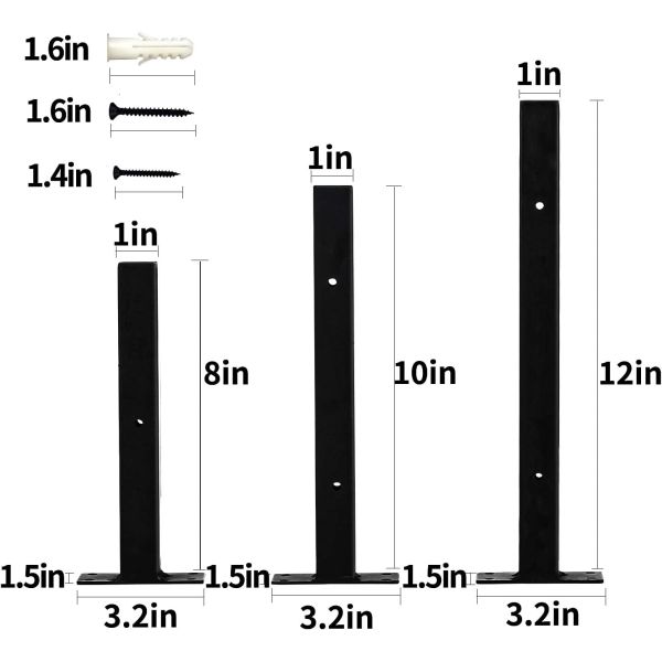 15-25 рабочих дней Время выполнения Стандартные L железные стойки для скрытой поддержки стола