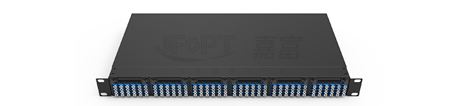 1U MPO-LC G657A1 144 Cores Density High Density Junction Box With LC Adapter Cold Rolled Steel Chassis