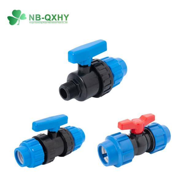 Valva de esfera flexível padrão JIS para encanamento PP PVC PPR Valvas Pn10 Pn16 Estrutura