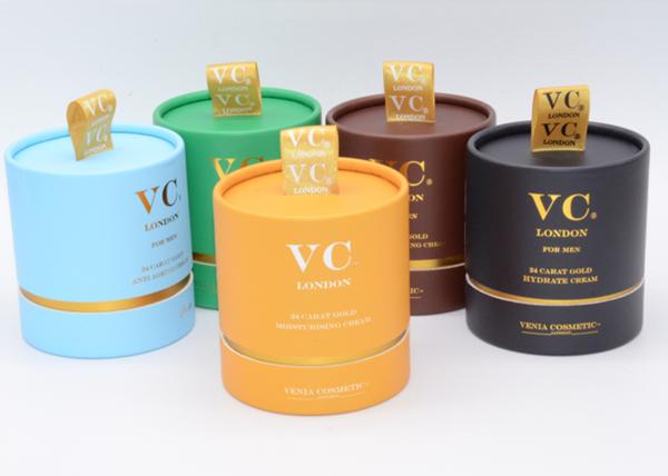 Decorative Storage Round Cardboard Gift Box With Lids Tea Branded Promotional Recycled