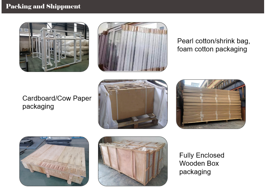 Casement Aluminium Tilt And Turn Windows Horizontal Champagne Color Anodising