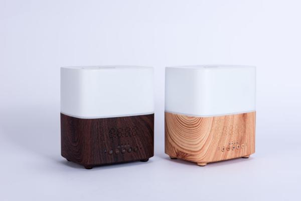 30ml/Hr 300ML Bluetooth Aroma Diffuser With Alarm Clock