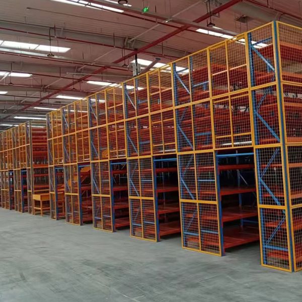 2-3 Levels Steel Construction Mezzanine Rack Multi Level For Warehouse Storage