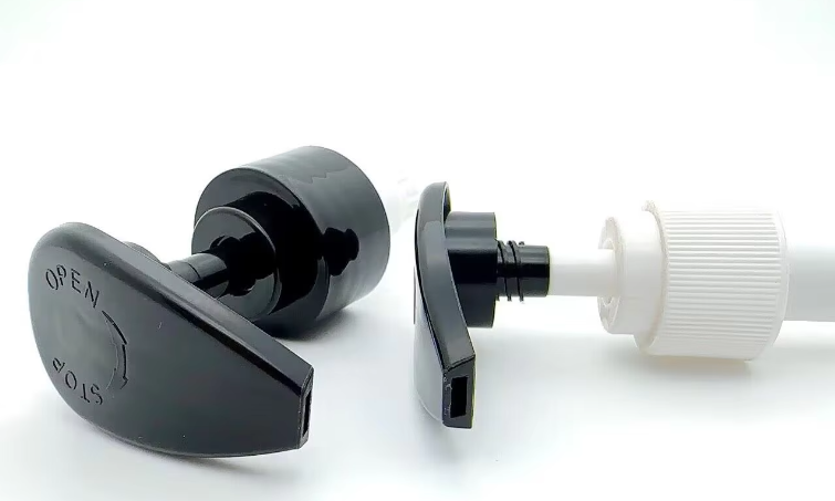 Plastic Cosmetic Black Lotion Pump For Body Wash And Shampoo Lotion Bottle