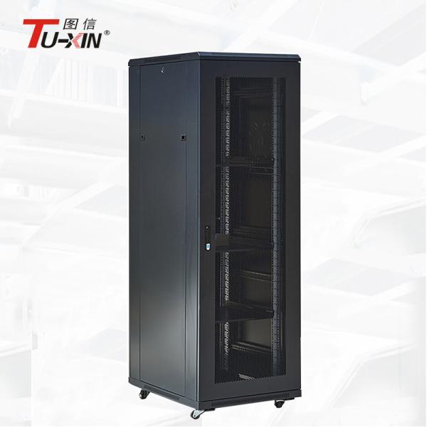 Loading 500 Kg 19 Inch Rack Mount Cabinet , Commercial Floor Mount Server Rack