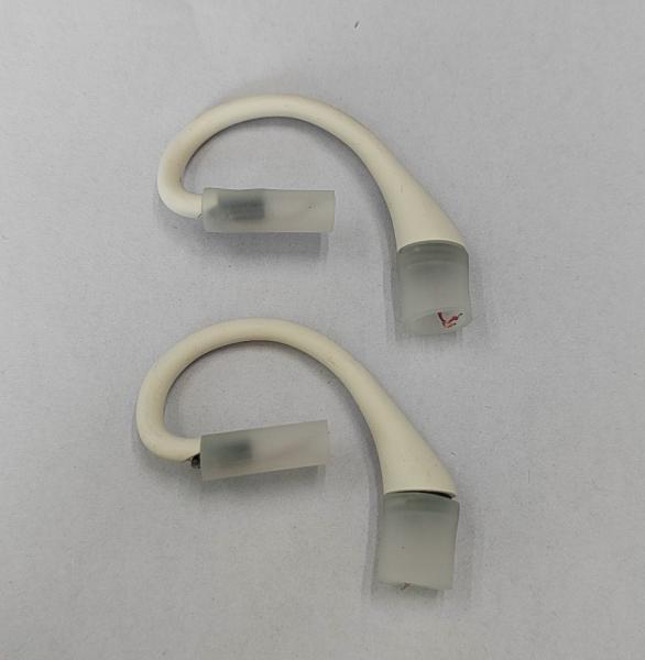 Customized OWS Bone Conduction Earphone Silicone Accessories Semi-Rigid Over-Ear Earphone Cable Ear Hook Cable LSR Parts