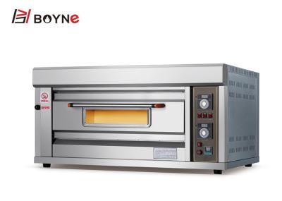 Standard 210w Two Trays One Deck Oven For Pizza Bakery