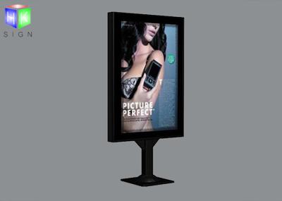 Freestanding Scrolling Lightboxes Backlit , Scrolling Poster Display Light Box 2 Sided