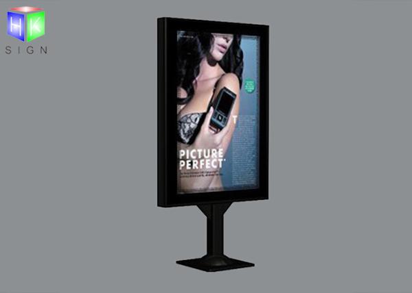Freestanding Scrolling Lightboxes Backlit , Scrolling Poster Display Light Box 2 Sided