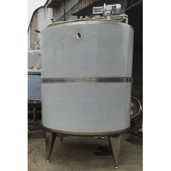Stainless Steel Beer Fermentation Tank , Emulsifying Tank Stainless Steel Heating Reaction