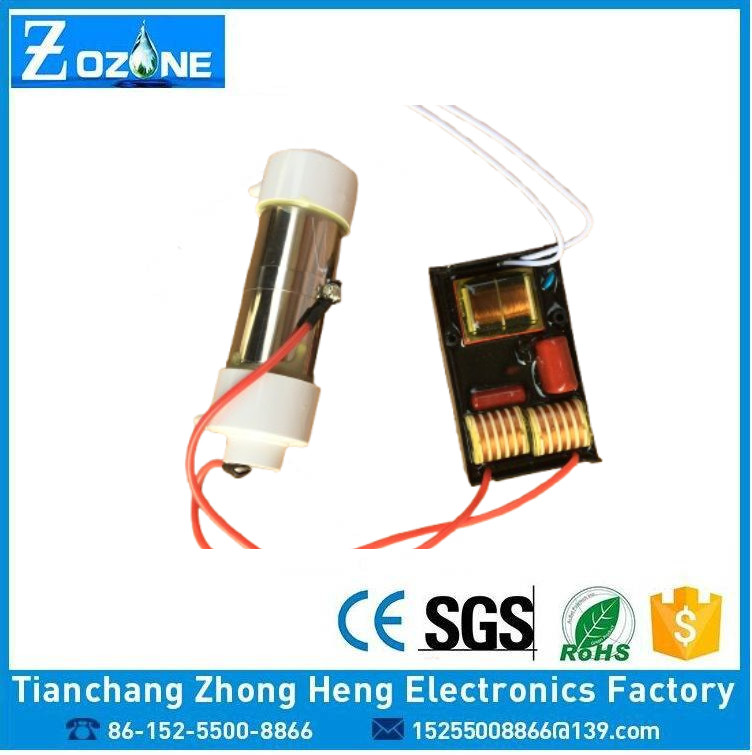 60HZ 1000mg/Hr Ozone Resistant Hose Generator Ozone Quartz Tube