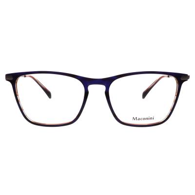 COM001-M5 Adult Acetate Metal Glasses Optical Frame Unisex Square Eyewear