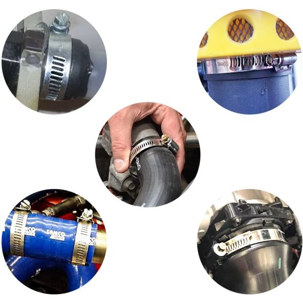 ZINC Finish Heavy Duty Clamp for Firm Hose and Tube Sample Instock Durable Design Stainless Steel General Purpose Worm-Drive Clamps