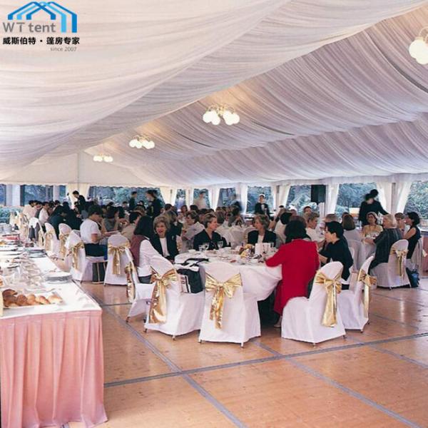 Red Giant Outdoor Wedding Tent UV Resistant Holiday Parties Use