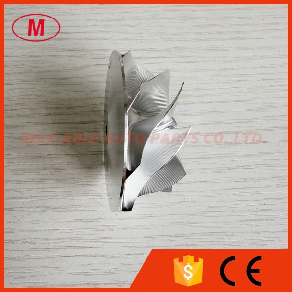 TD04HL 47.04/58.00mm 9+0 blades point milling Turbocharger milling/aluminum 2618/billet compressor wheel