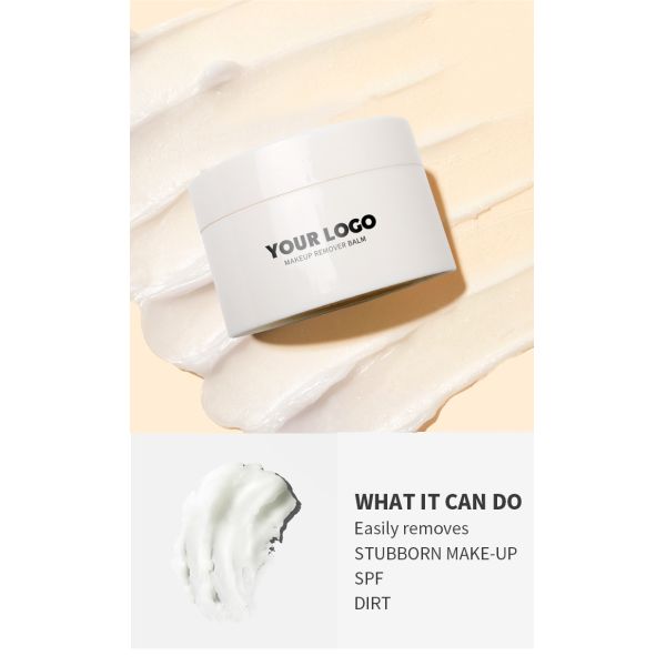 Gratuito Crema de limpieza profunda Bálsamo de limpieza para quitar el maquillaje Cuidado de la piel Natural de etiqueta privada Bálsamo para quitar el maquillaje facial