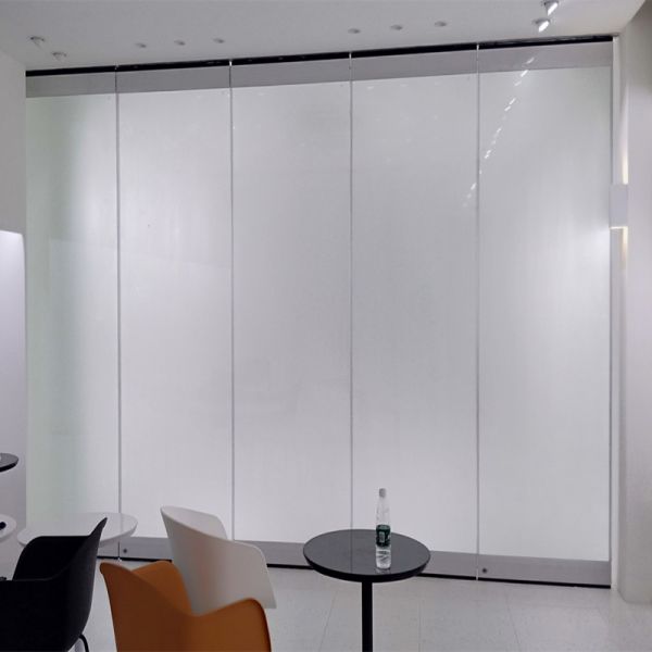 Folding Glass Partition Accessories Frameless Aluminium Glass Partition For Bathroom