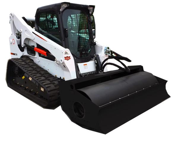 0205 Vibratory Roller Attachments For Skid Steer Loader Excavator