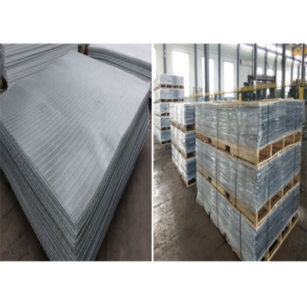 Square Hole Shape Hot Dipped Galvanized Welded Fence Panels For Protect Use
