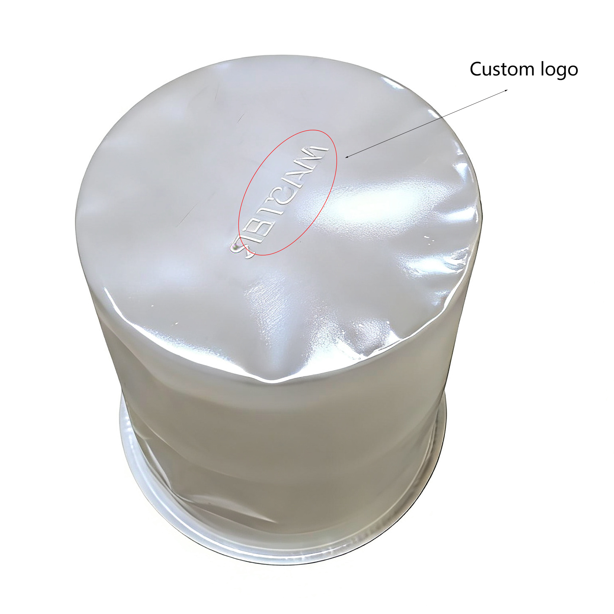 Custom LDPE Transparent Round Bottom Plastic Drum Liners Bags