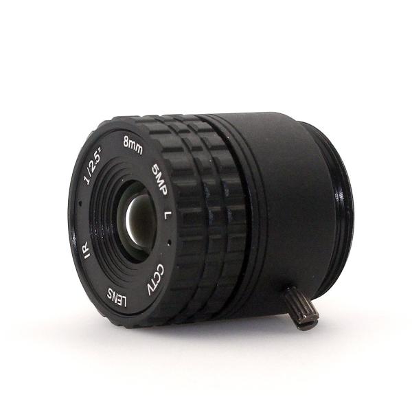 5MP 8mm Lens CS Mount HD 1/2.5 CCTV Camera lens for Day/night CCD/CMOS Security CCTV HD IP Camera, 1080P CVI Lens