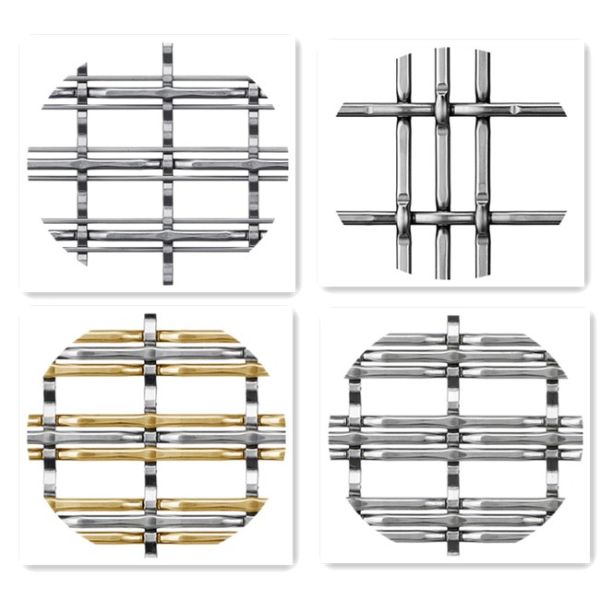 Гофрированная нержавеющей сталью сетка ПК, декоративный внутренний раздел экрана металла