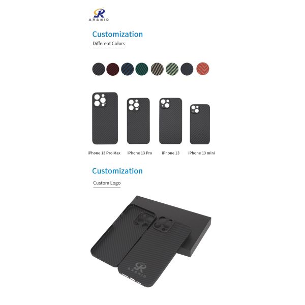Antifouling iPhone 13 Pro Max Full Cover Aramid Phone Case