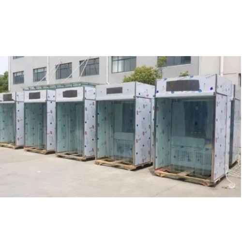 Stainless Steel Laminar Flow Booth for Powder Weighting H13 F6 G3 Filtration Step