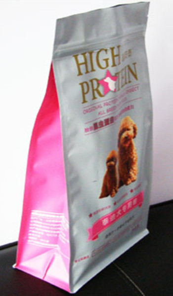 Malote lateral do alimento de cão de estimação do selo da folha de alumínio 8 matte que empacota com zíper