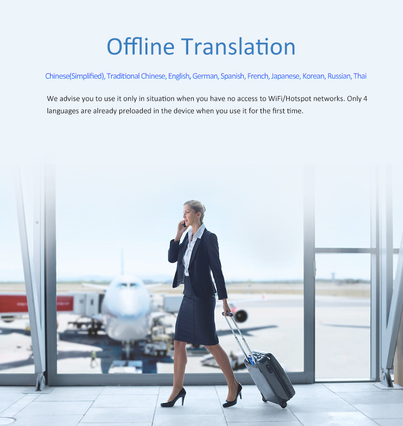 Portable Electronic Smart Language Translator Device Simultaneous Voice Photo Translation