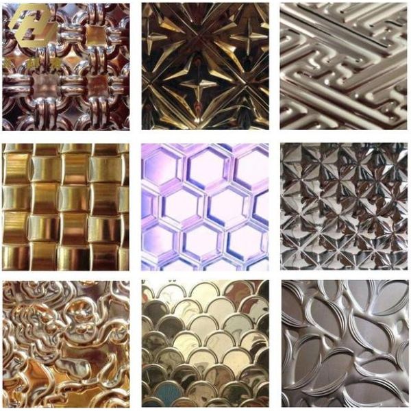 Embossed 317L Elevator Stainless Steel Sheet , Slit Decorative Stainless Steel Panels