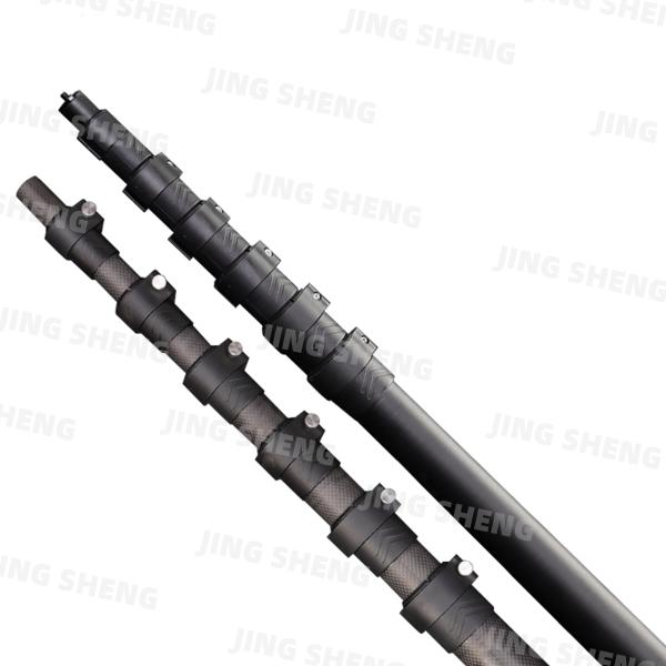 33 ft High Quality Professional Carbon Fiber Window Cleaning Pole or Outdoor Indoor Use Solar Cleaning Panels
