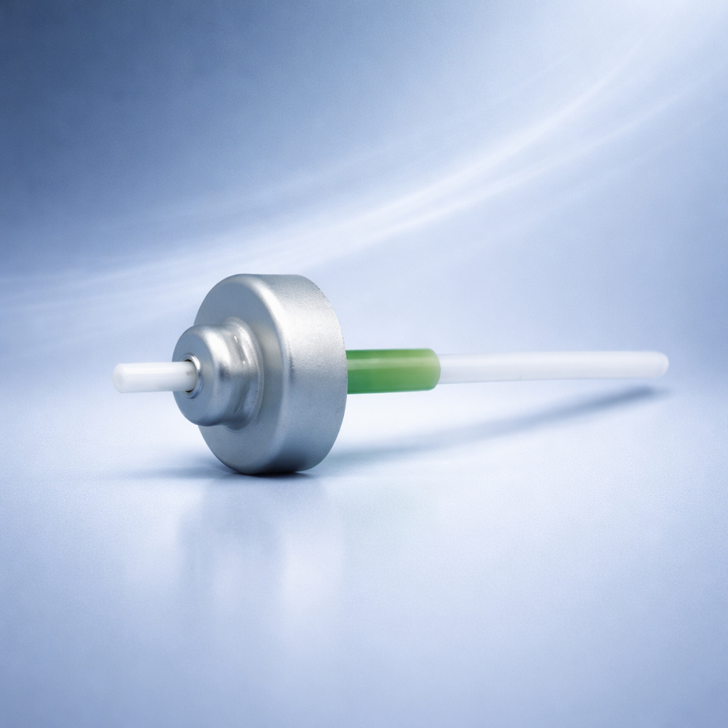 20mm Metered Dose Aerosol Valve with Alcohol-Based Formula Compatibility and 20mm Crimp Specification for Consistent Pre-Measured Dosing