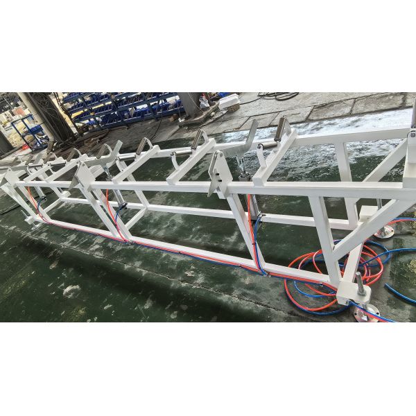 Máquina de fabricação de tubos de 160-400 mm linha de extrusão de HDPE de alta capacidade para HDPE/PE/PP/PPR SJ90/38