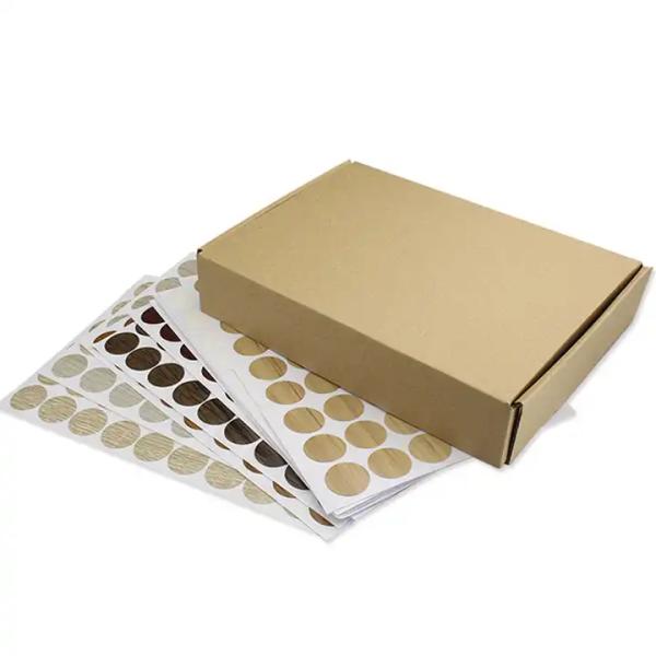 Self Adhesive Screw Hole Stickers Caps Waterproof Self Tapping Plastic Screw Cap Covers for Wood Screws Wall Cabin