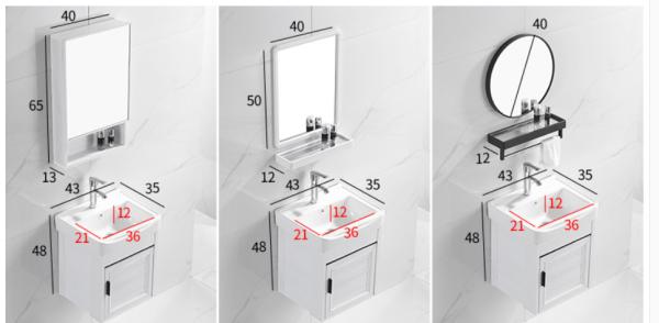 All In One Fireproof Floor Bathroom Cabinet Eco Friendly