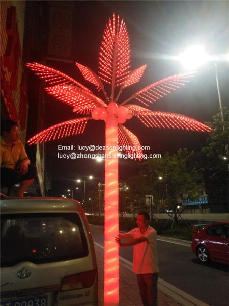 remote control led palm tree light