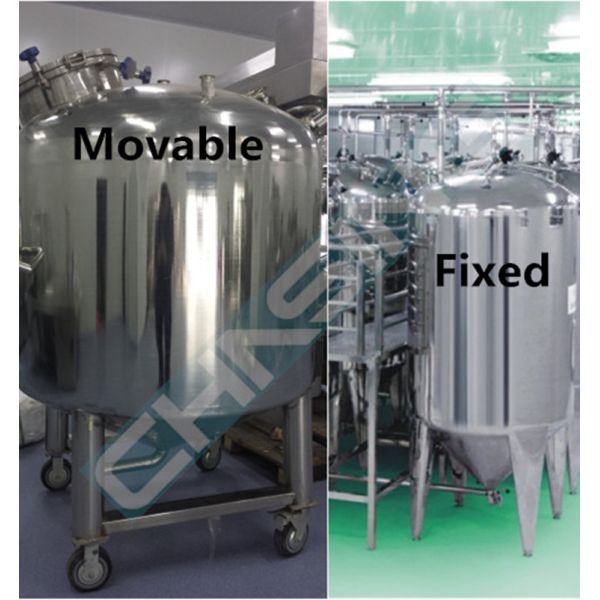 5000 litros de almacenamiento del tanque del buque de equipo químico de acero inoxidable del almacenamiento