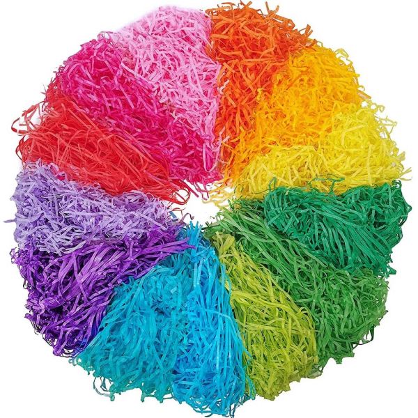 OEM ODM DIY Raffia Shredded Paper Gift Box Confetti Decoration