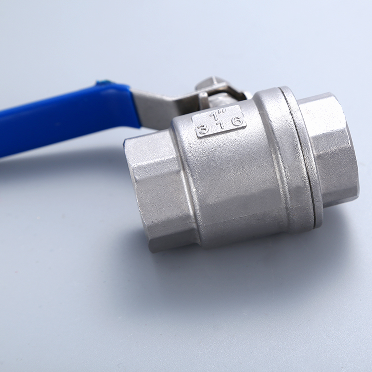 Oil Gas 1000wog 2PC Cf8 Ball Valve Metal DN100 Female Threaded Gas Pipeline