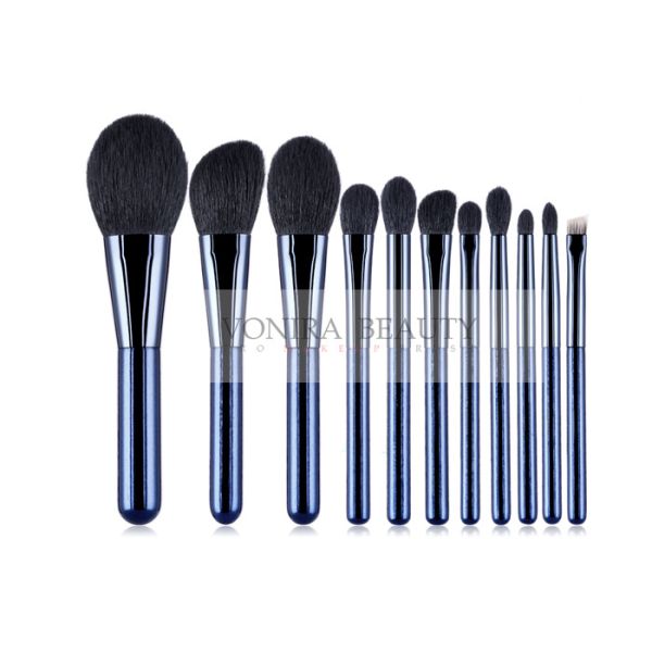 Элегантный основной ежедневный макияж щетки порошка волос козы чистит собрание щеткой