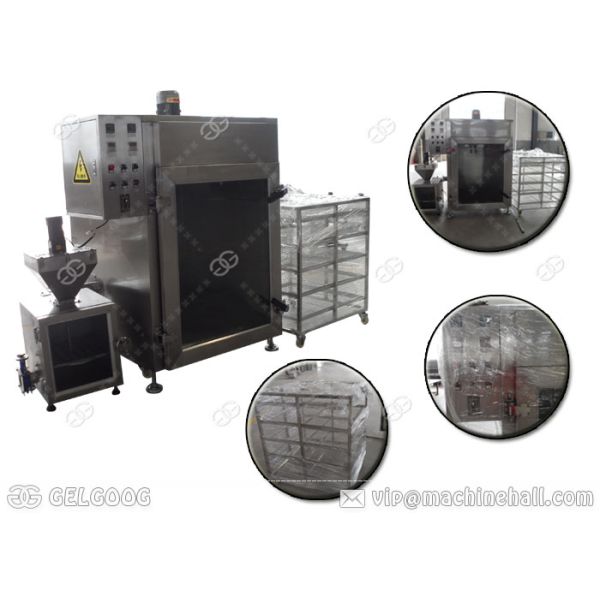 Commercial Fish Smoking Equipment Hot Energy  For Smoked Meat Sealing Performance