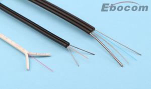 GJYXCH-1B6 FTTH Optical Fiber Drop Cable G657 2 Core Outdoor with Messenger