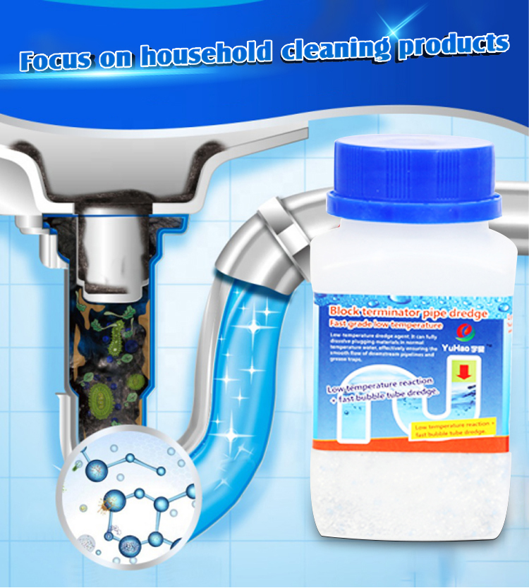 Алкалический растворяющий Bathroom стекает порошок 57*57*120mm консервооткрывателя Unblocker