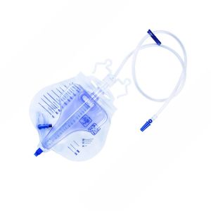 Клапан креста пользы t взрослой устранимой сумки дренажа метра мочи одиночный