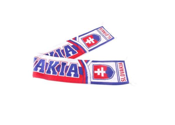European World Cup Scarf , Embroidered Red And Blue Team Usa Soccer Scarf