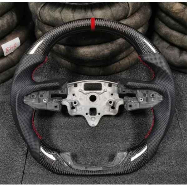 2020- GMC YUKON SIERRA Pickup Off-Road Vehicle Napa Perforated Leather Steering Wheel