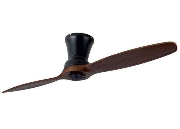 2 Leaf Solid Wood Ceiling Fan With Light Frequency Conversion 110V