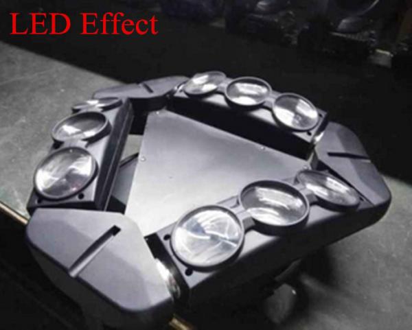 High Brightness 9PCS * 10W 4 in 1 Fullcolor LED With 9 Heads For Disco KTV